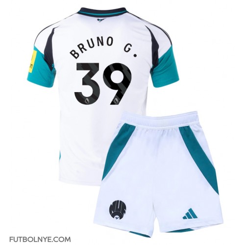 Camiseta Newcastle United Bruno Guimaraes #39 Tercera Equipación para niños 2024-25 manga corta (+ pantalones cortos)